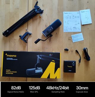 Microfono Wireless RGB per PC e Streaming - Nuovo