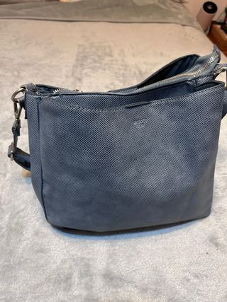 Bolso estilo judas azul/gris