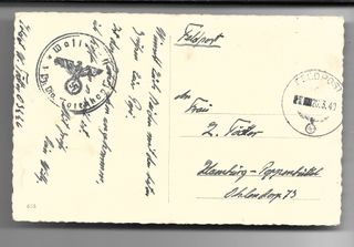 Postal Segunda Guerra Mundial - Original