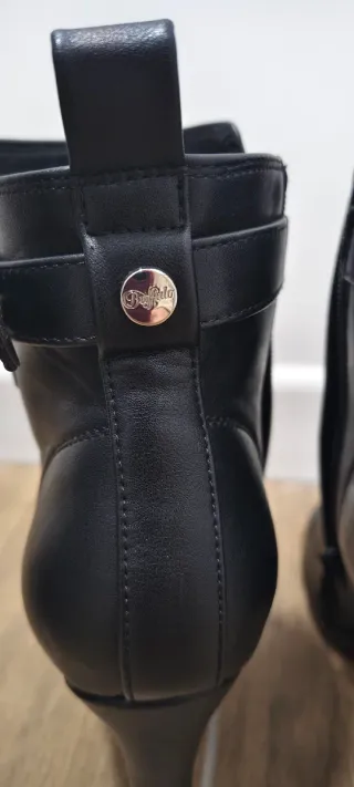 Botines Buffalo Negros Tacón Plataforma