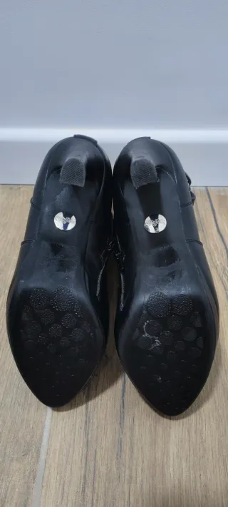 Botines Buffalo Negros Tacón Plataforma