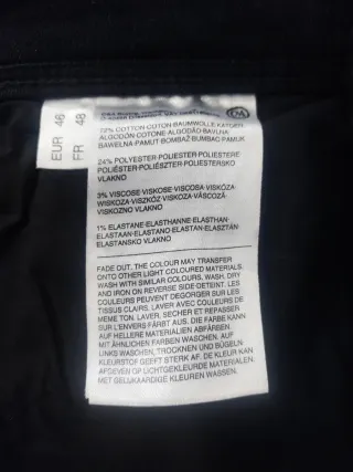 Pantalón de algodón Canadá Premium Negro