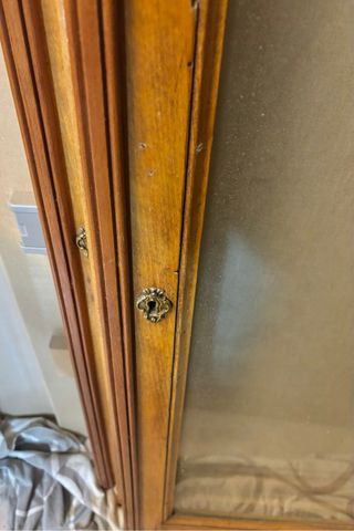 Porte vetrina vintage in legno