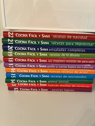 Colección ‘Cocina Fácil y Sana’ 22 tomos