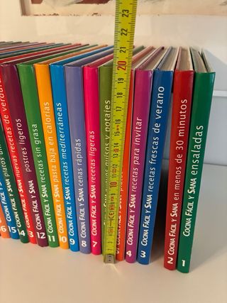 Colección ‘Cocina Fácil y Sana’ 22 tomos