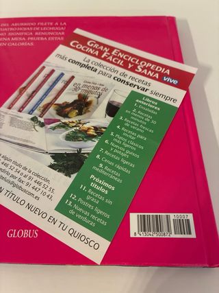 Colección ‘Cocina Fácil y Sana’ 22 tomos