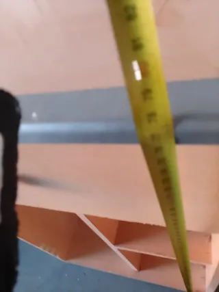 Escritorio madera y metal