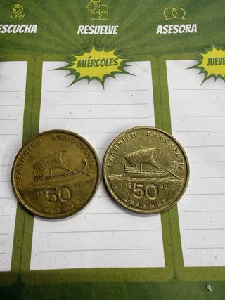 Lote 4 monedas antiguas Grecia