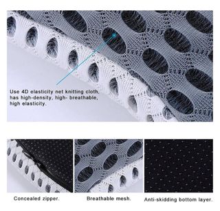 Cojín con cuña ergonómico para silla de coches