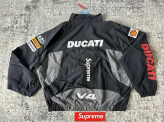 Chaqueta Supreme Ducati Talla L Negra Gris negocia