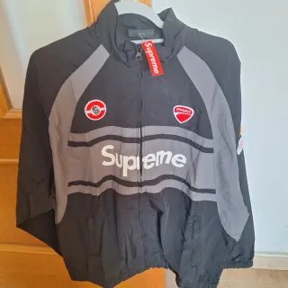 Chaqueta Supreme Ducati Talla L Negra Gris negocia