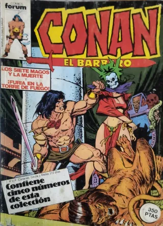 Lote Cómics Conan Forum 12 RETAPADOS
