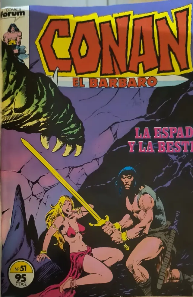 Lote Cómics Conan Forum 12 RETAPADOS