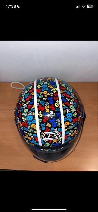 Casco Moto Talla XS Calaveras