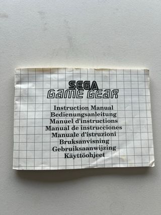 Game gear sega