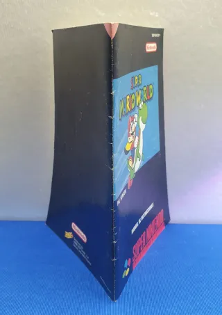 JUEGO MANUAL SNES SUPER MARIO WORLD PAL ESP ESPAÑA