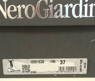 NeroGiardini Anfibi Donna Tg. 37