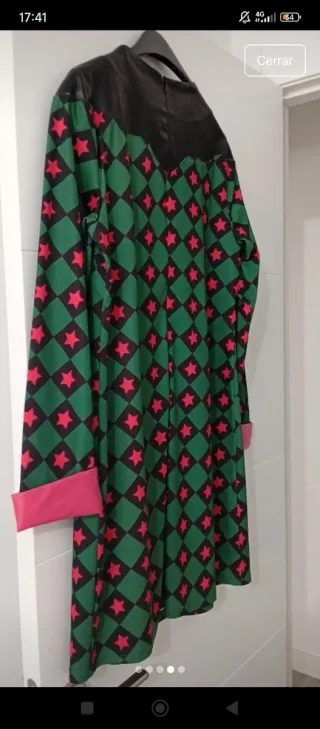 Vestido Minueto Estampado Estrellas Talla S