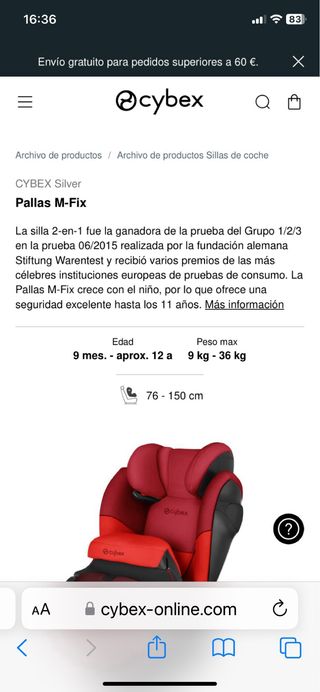 Cybex pallas m-flix