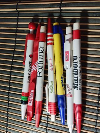 Lote Bolígrafos Marcas Tabaco