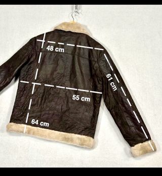 Cazadora aviador pelliza VALENTE M  Piel autentica