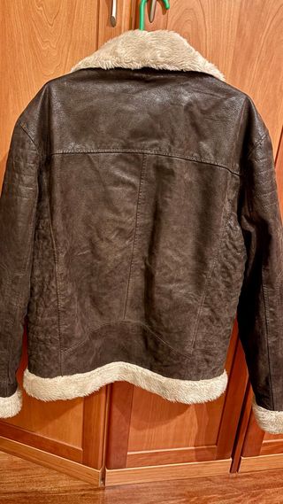 Cazadora aviador pelliza VALENTE M  Piel autentica