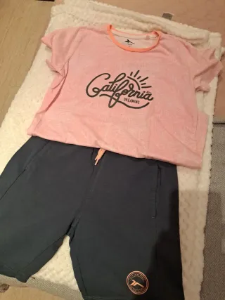 Conjunto camiseta y pantalón corto Talla 10