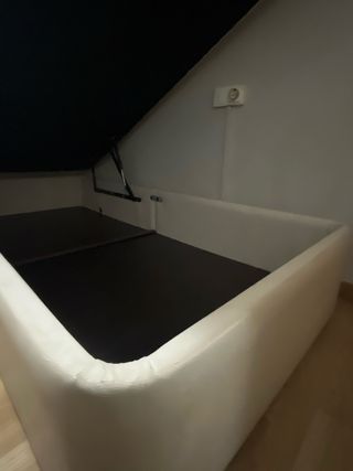 Sofá cama individual beige