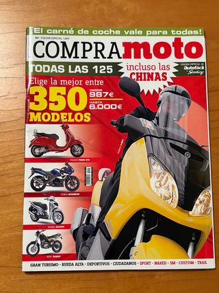 Lote 4 Revistas Motor 2007-2008 Colección