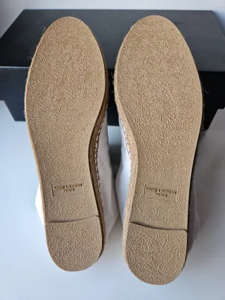 Alpargatas Saint Laurent Blancas