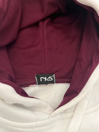 Sudadera London England Blanca y Morada