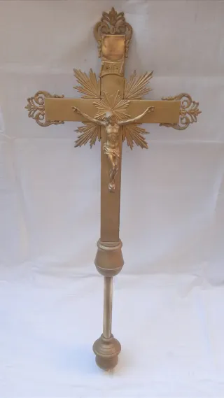 Croce Processionaria Astile epoca 1900