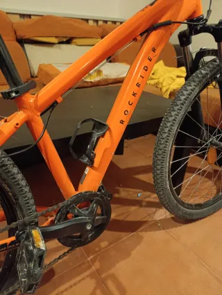 Bicicleta de Montaña Rockrider Naranja