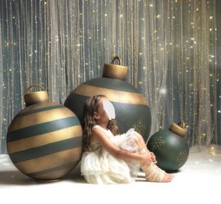 Bolas Decorativas set de Navidad Escenario