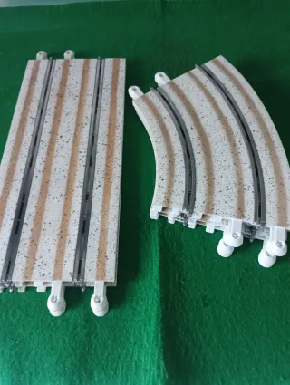 Lote 6 pistas Scalextric efecto nieve