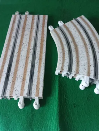 Lote 6 pistas Scalextric efecto nieve