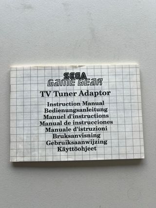Adaptador TV Tuner Sega Game Gear