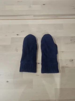 Manoplas de mujer azul