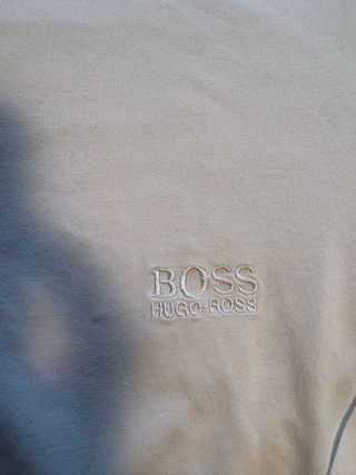 Camiseta BOSS manga larga blanca