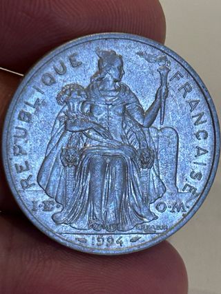 Moneda 5 Francos Polinesia Francesa