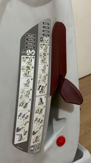 Silla coche Romer Isofix Grupo 1-2-3