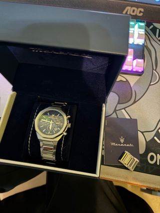 Reloj Maserati Cronógrafo Plata