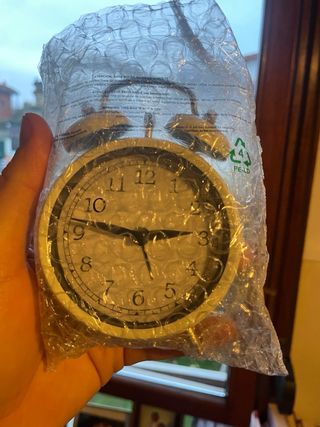 Reloj despertador El Corte Inglés NUEVO - SIN USO