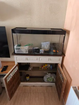 Acuario 150L con mueble incluido