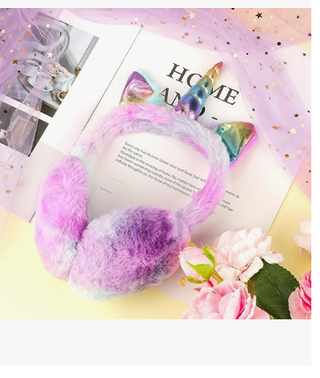 Paraorecchie Unicorno Invernali Morbido Peluche