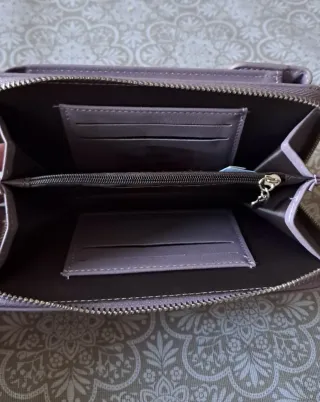 Bolso porta móvil y monedero