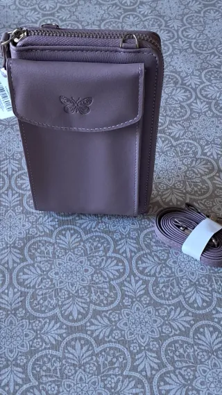 Bolso porta móvil y monedero