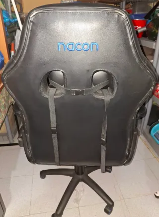 Silla Gaming Negra y Azul