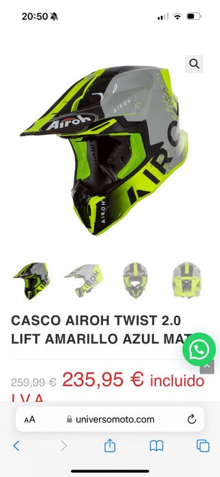 Casco Airoh twist 2.0 motocross