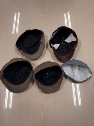 Lote 5 Boinas Marrón y Multicolor